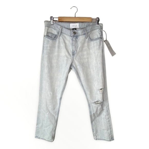 Current Elliott “The Cropped Straight” Jean Size 6 / 28 Light Wash New NWT $228 - Picture 2 of 9